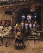 Edwin Lord Weeks The Vase Seller France oil painting artist